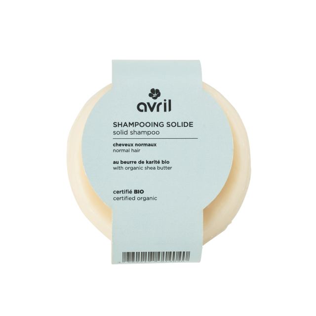 Shampooing solide cheveux normaux 85g certifié bio - AVRIL