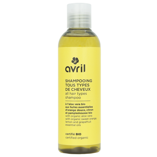 Shampooing tous types de cheveux 200 ml certifié bio - AVRIL