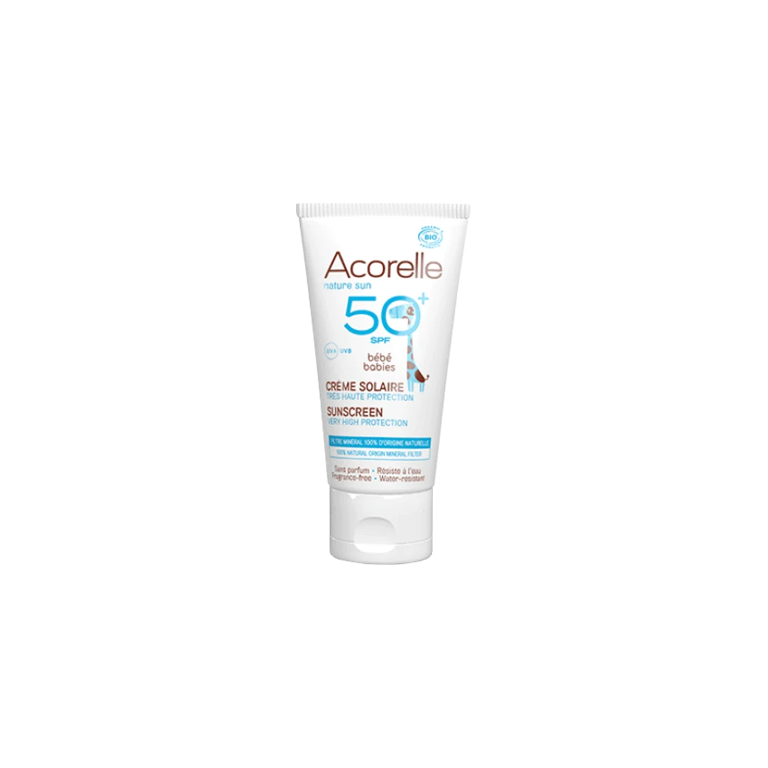 Crème solaire bébé SPF 50 - Acorelle