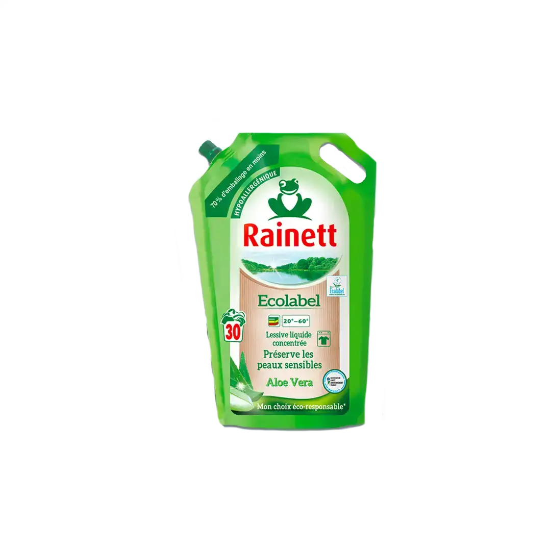 Lessive Rainett Ecolabel Aloe vera