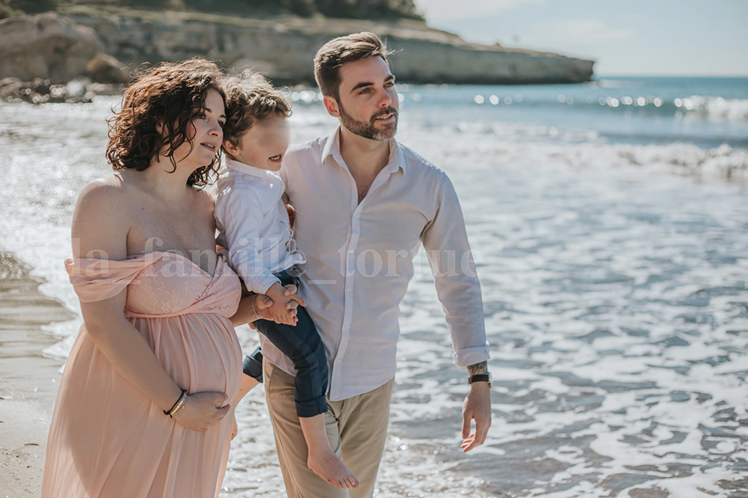 Shooting photo grossesse famille - La Famille Tortue