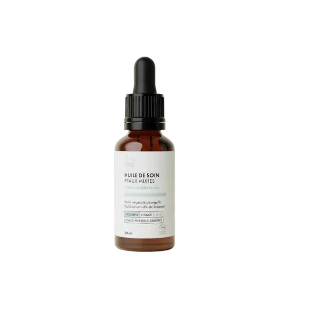 Huile de soin peaux mixtes - Clémence et Vivien
